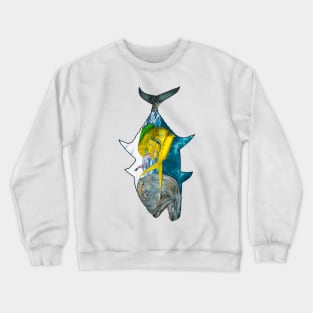 Giant Trevally and Mahi Mahi Crewneck Sweatshirt